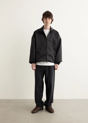 Ethical Manufacturing Flexible Fit Wear Bonded Satin Zip-Up Bomber