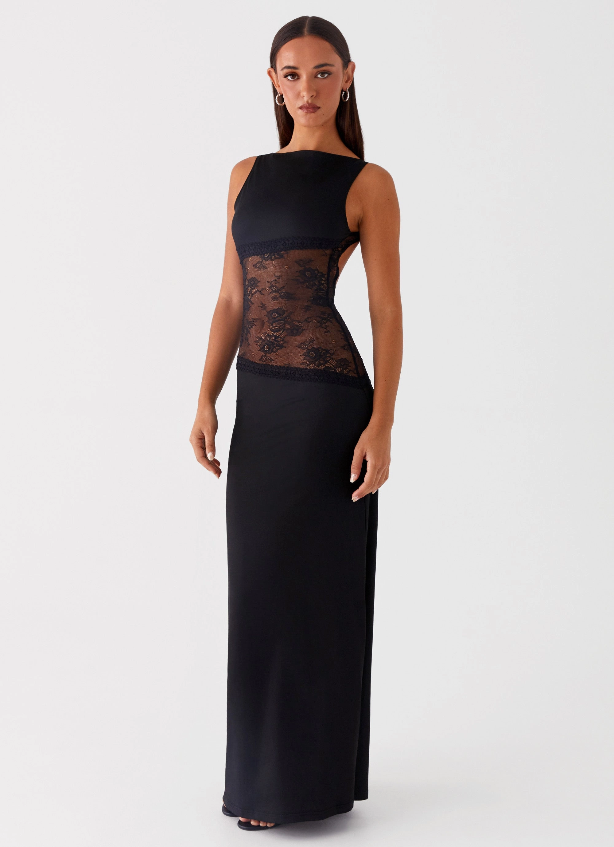 Urban Classic Relaxed Layers Lucinda Maxi Dress - Black