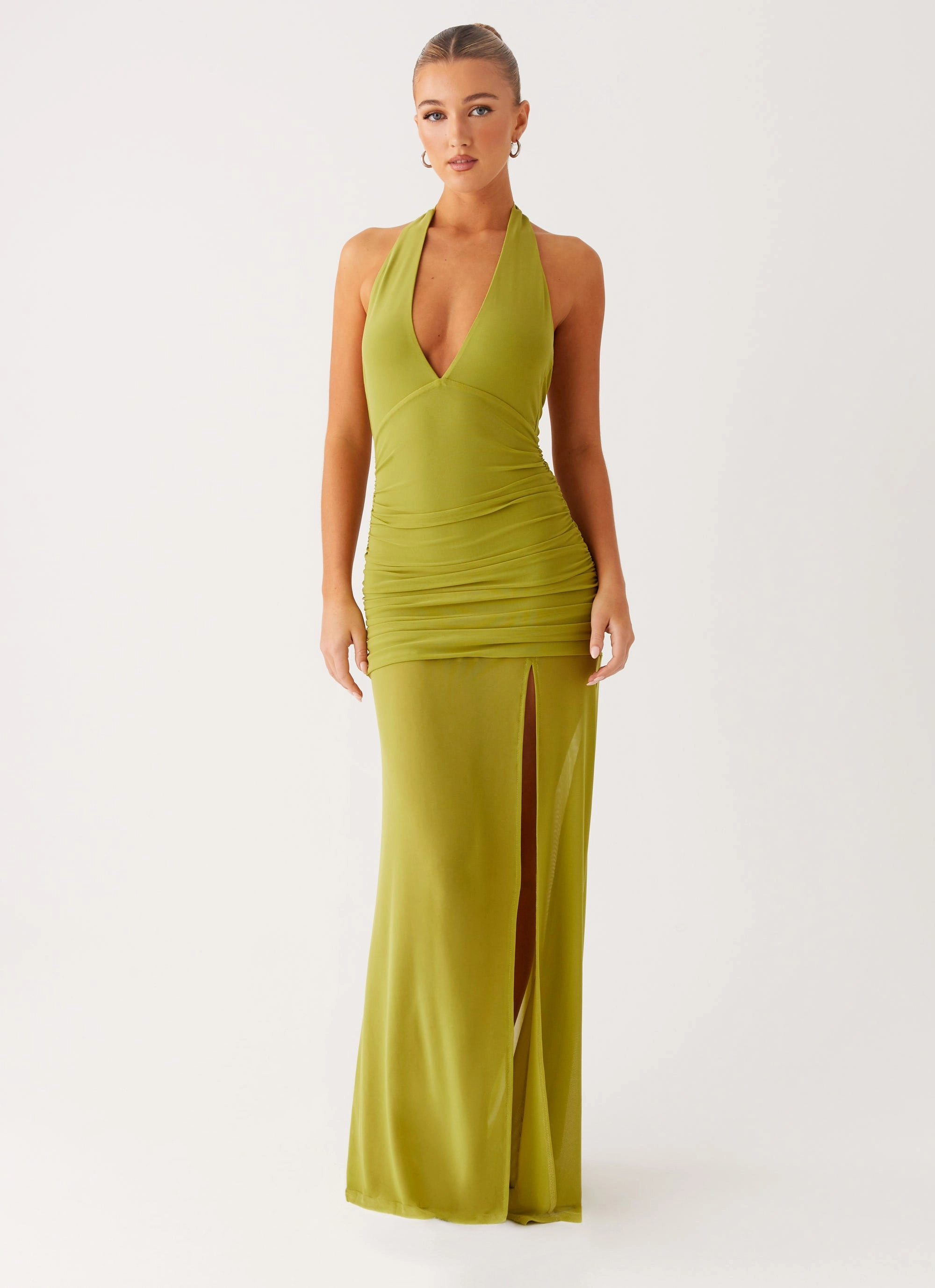Cozy Balance Island Muse Dress - Lime
