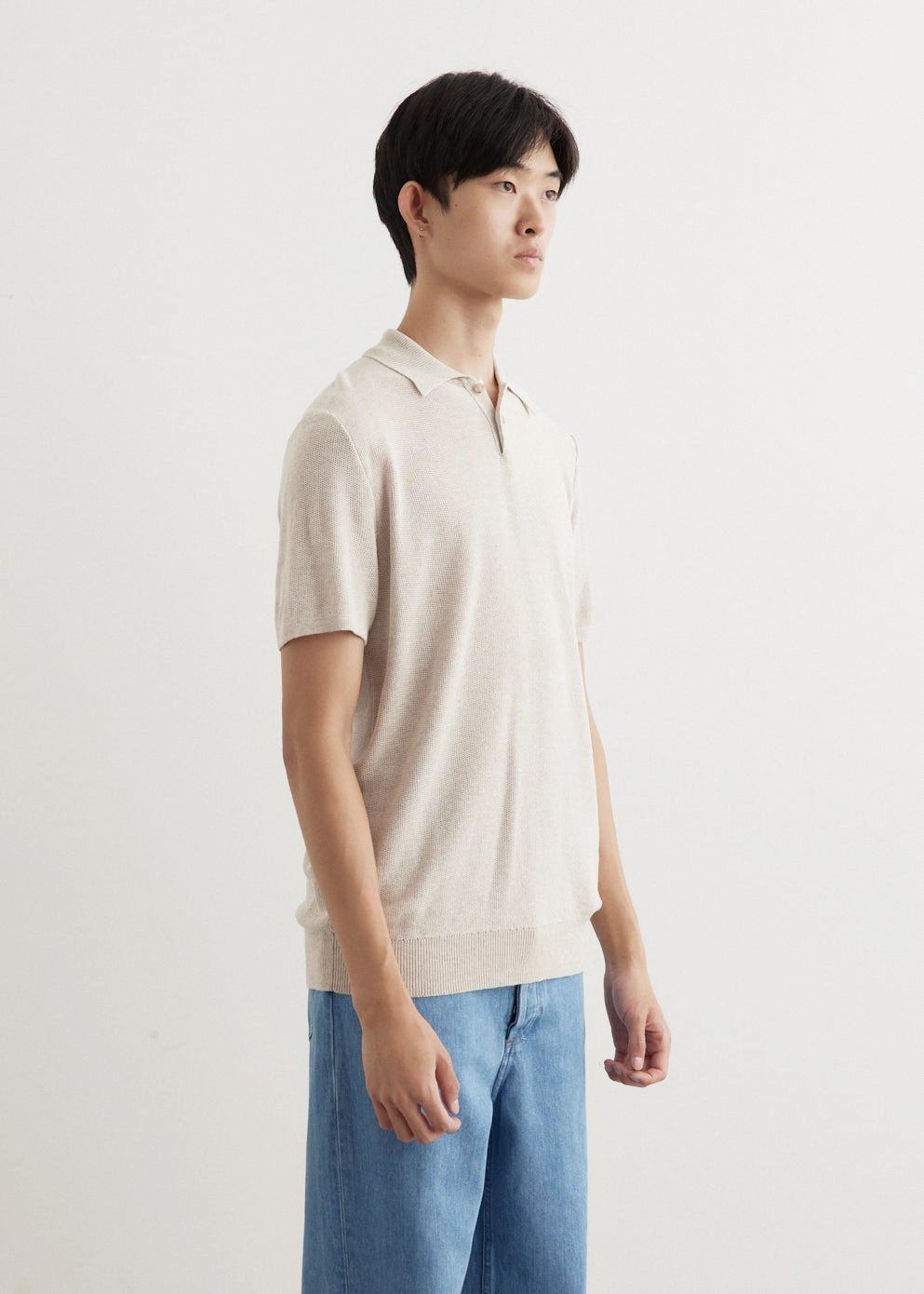 Jay Knit Polo Biodegradable Fiber Blend DoubleLayered Collar