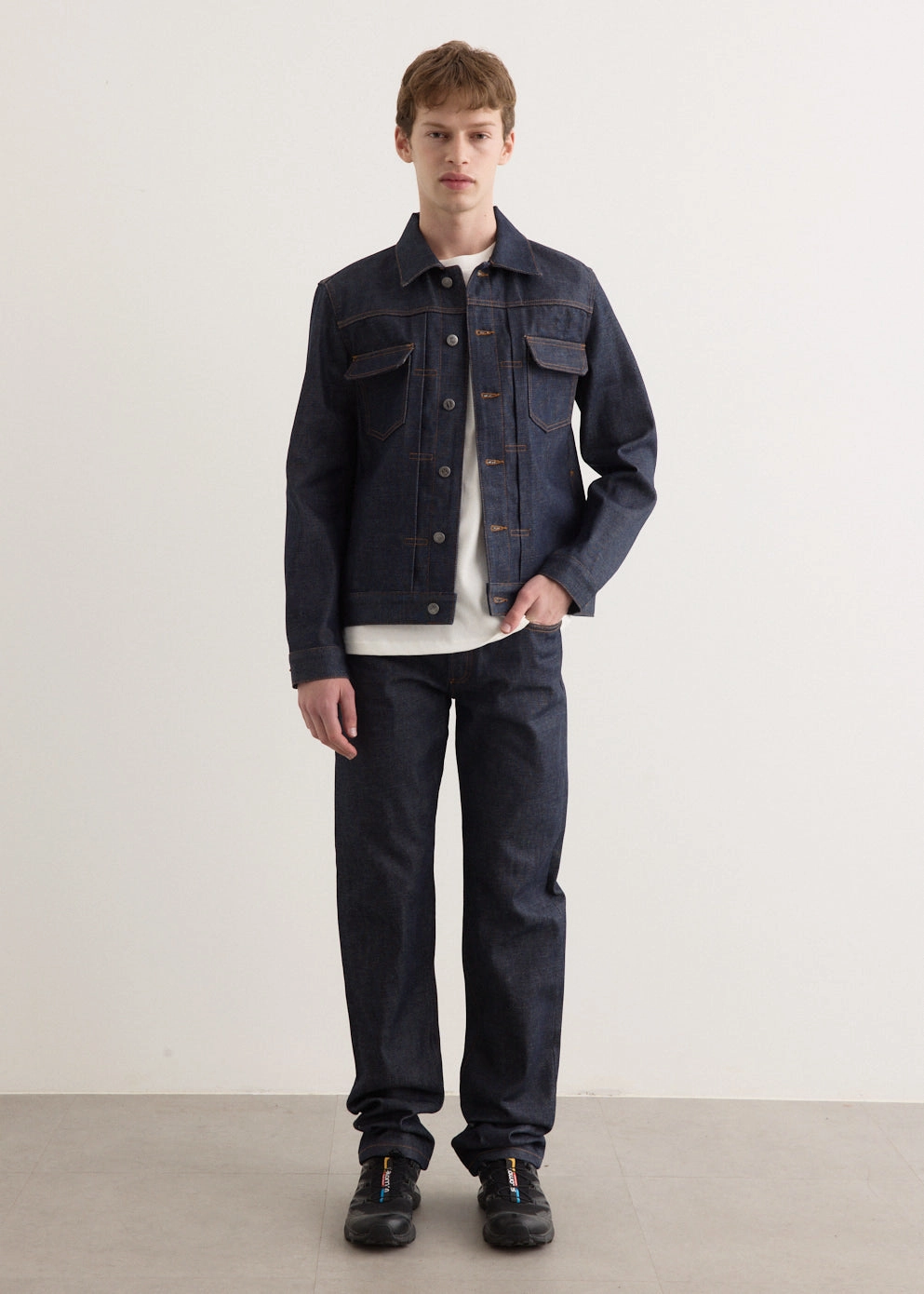 Jean Work Jacket Ergonomic Seams