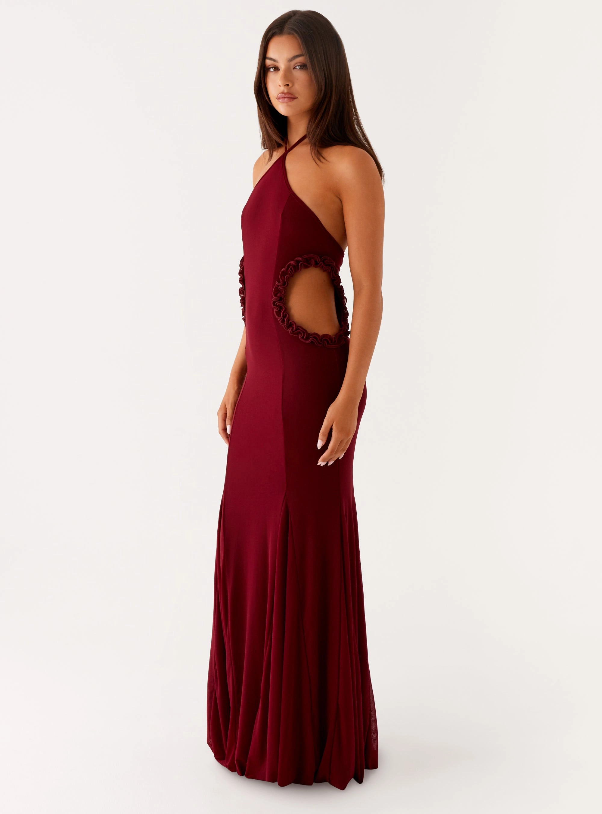 Vibrant Aesthetic Jemima Maxi Dress - Raspberry Wine