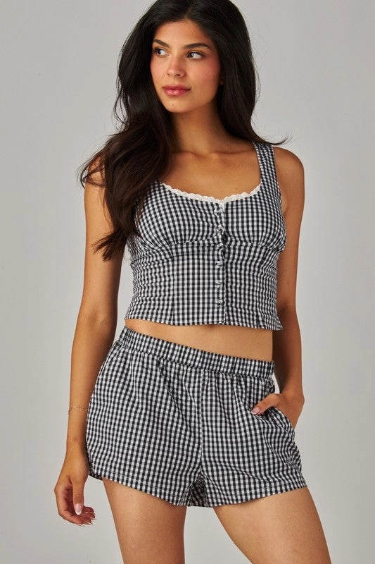 QuickAccessPockets Jennie Gingham Boxer Shorts