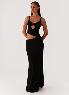 Smooth Flow Jocelyn Maxi Dress - Black