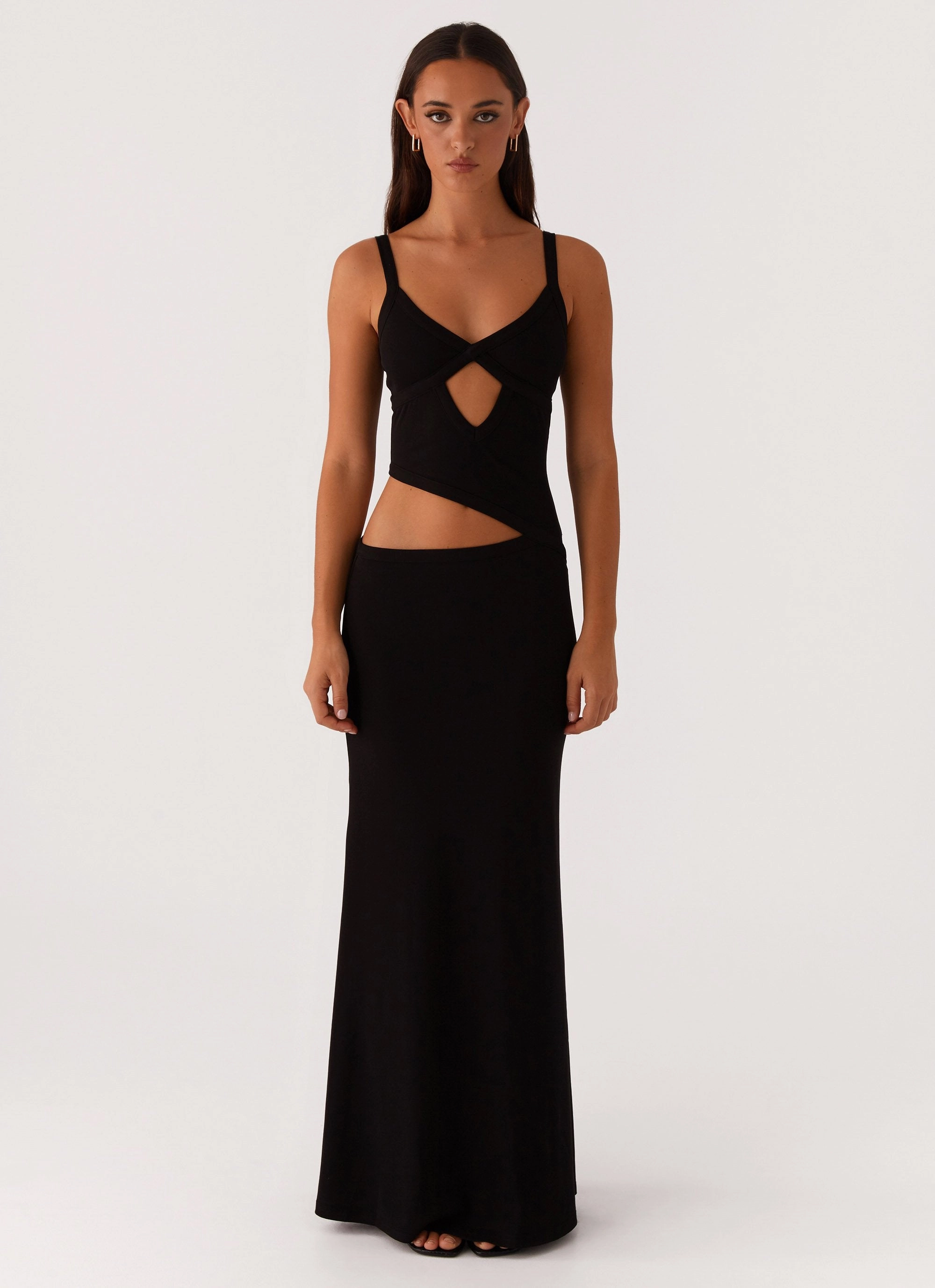 Jocelyn Maxi Dress - Black Cool Undertone
