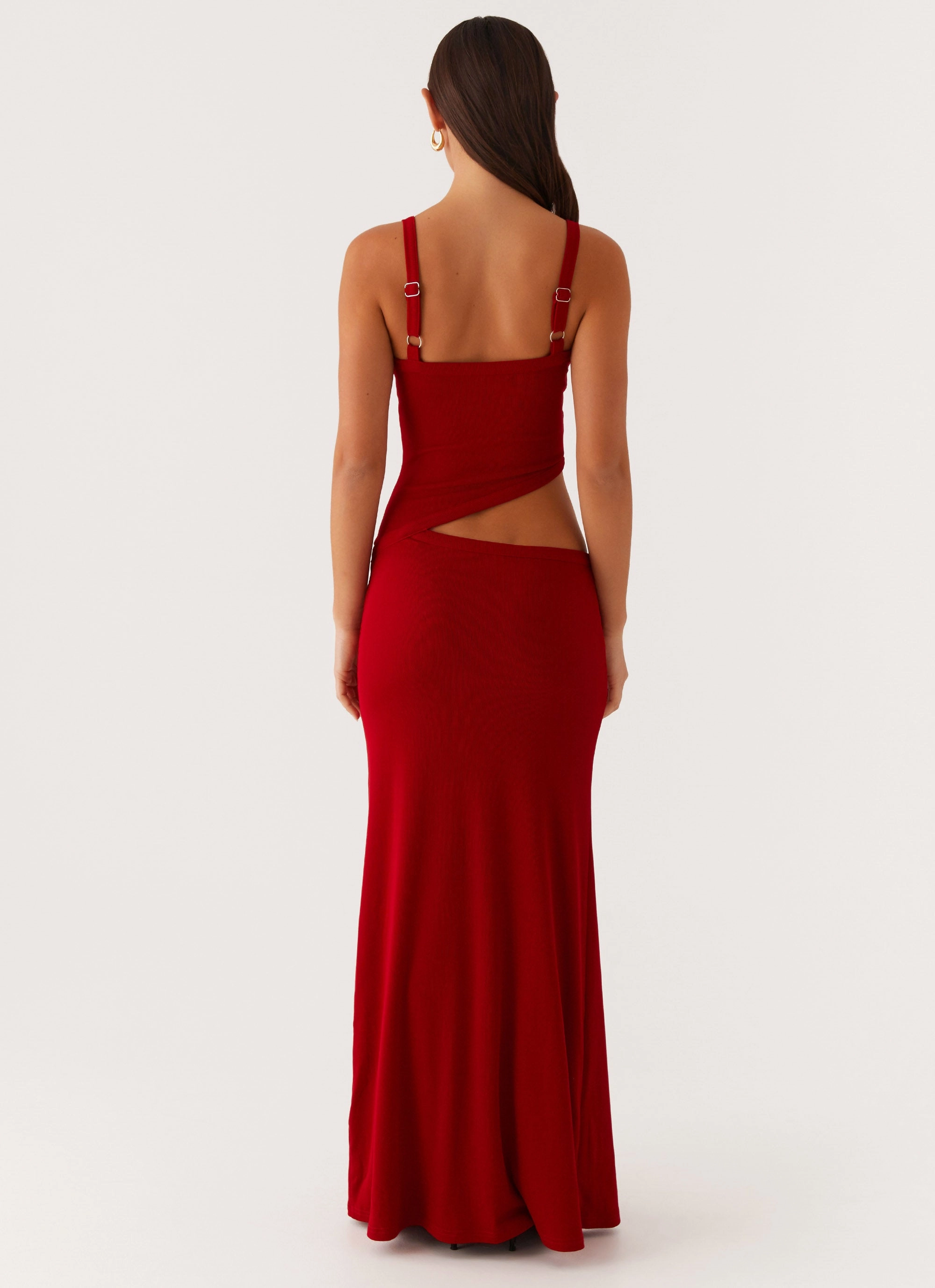 Jocelyn Maxi Dress - Red Mood Edge Rose Flush