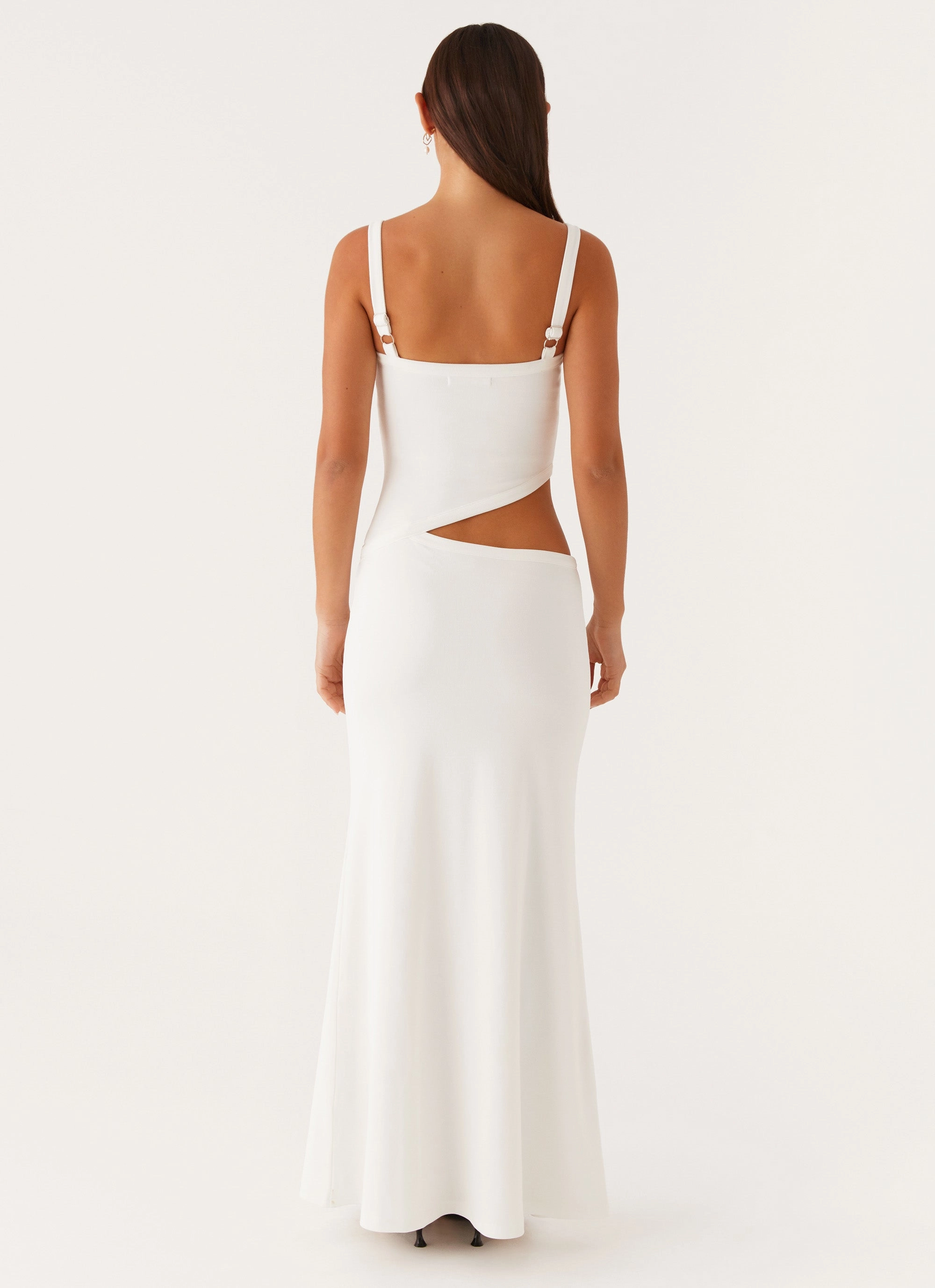 Maximalist-Trend Jocelyn Maxi Dress - White