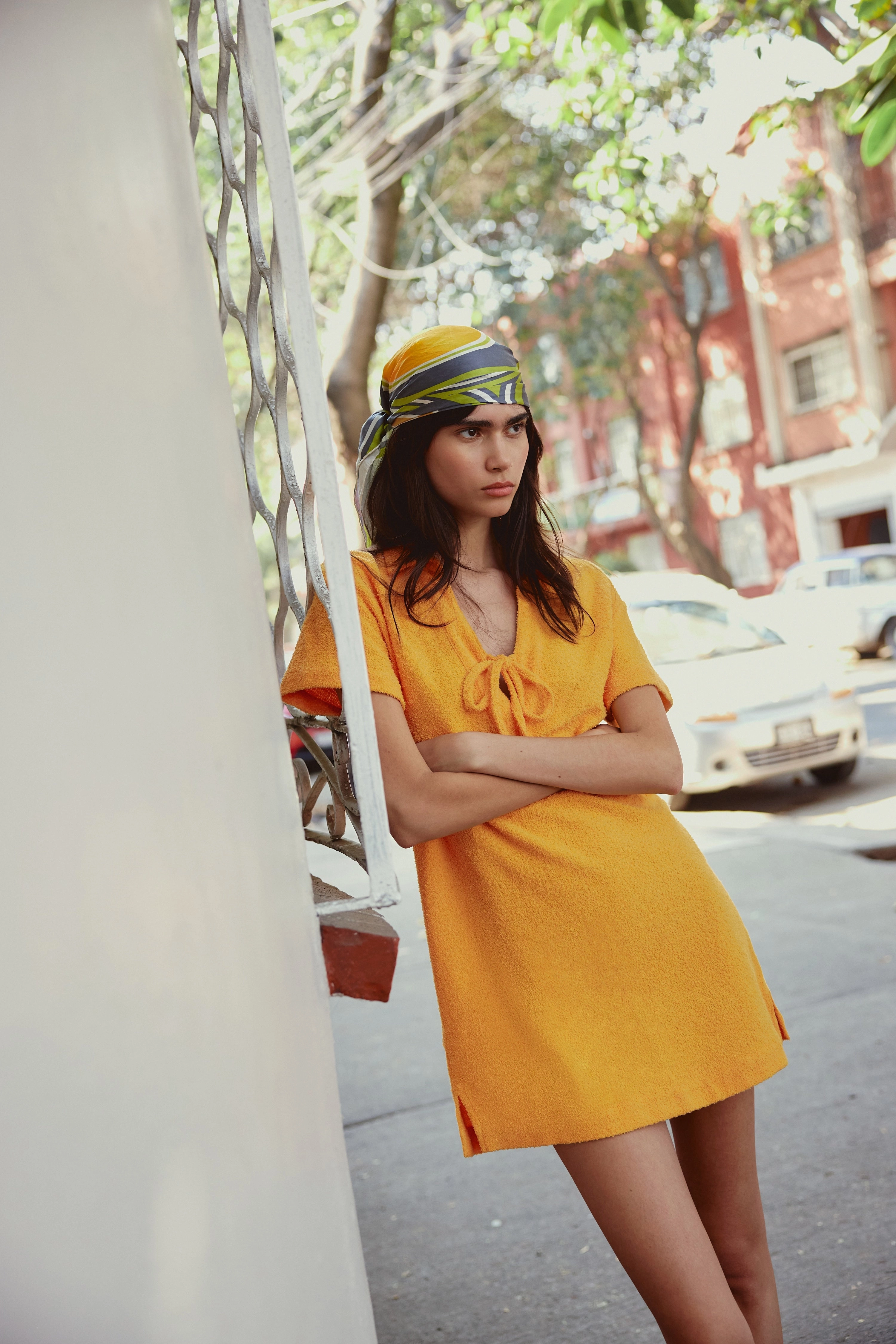 Joni Dress Street Motion Modern Texture