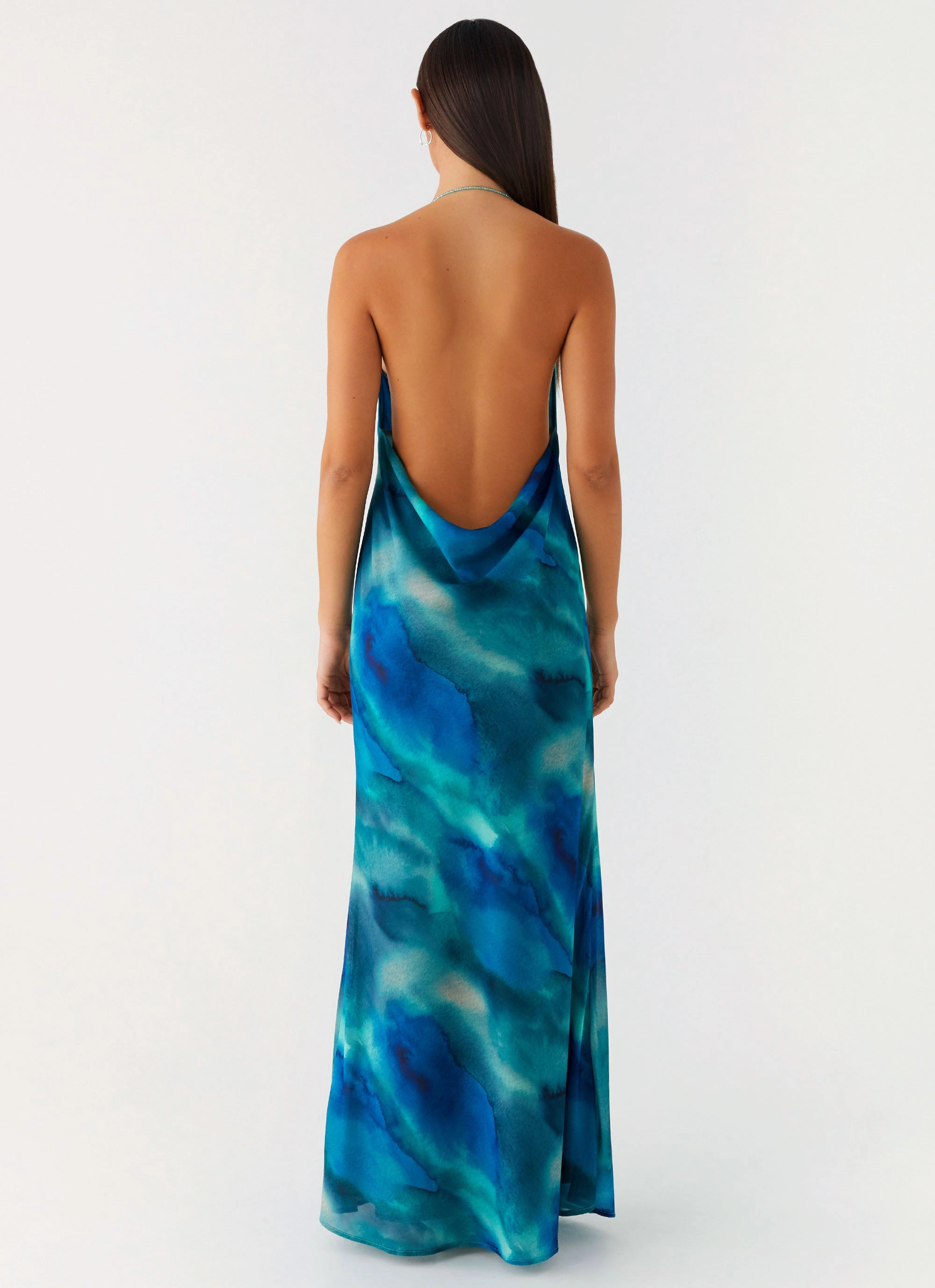 Journey Maxi Dress - Blue Tie Dye Stylish Feel