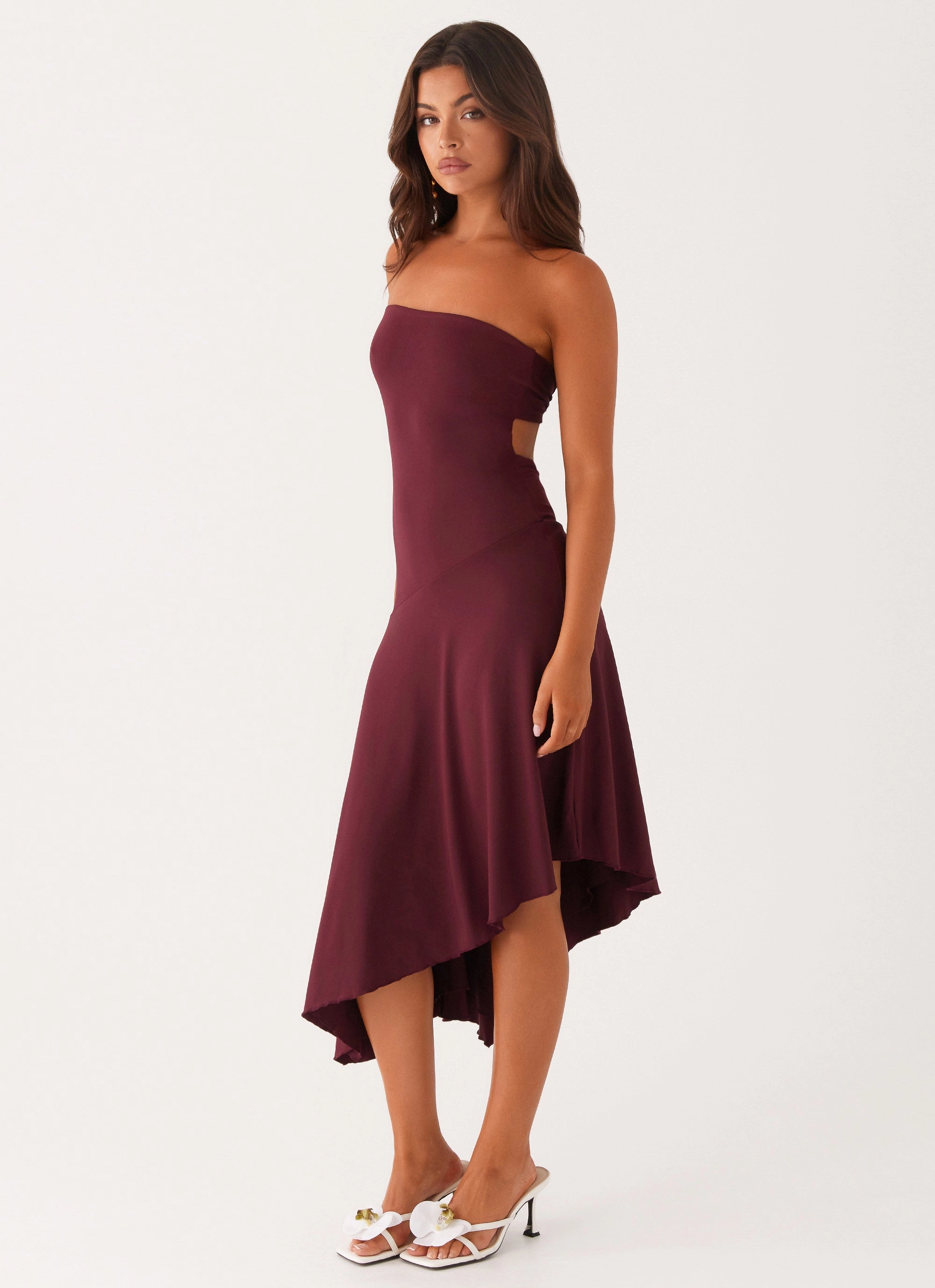 Chill Comfort Juliana Midi Dress - Mulberry