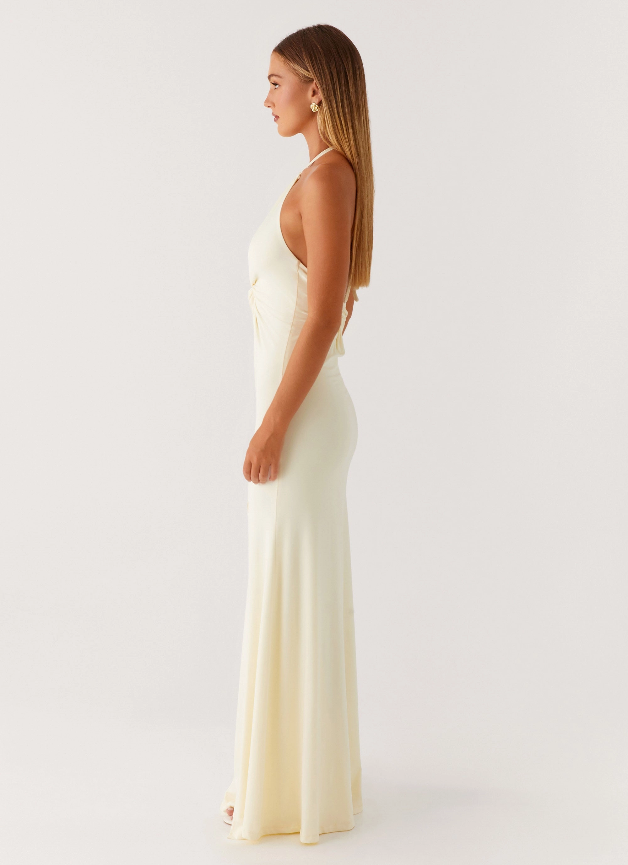 Dreamy Silhouette Just In Time Maxi Dress - Yellow