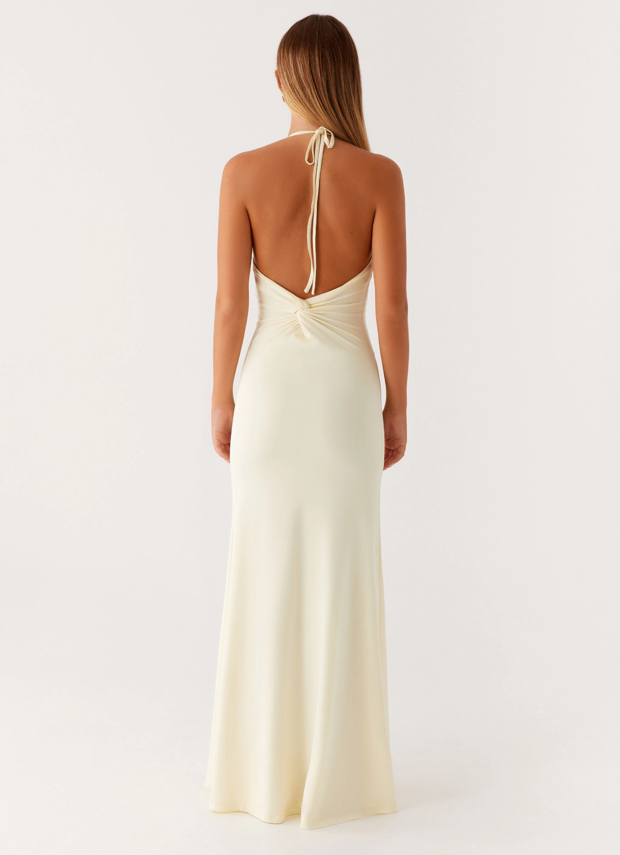 Light And Airy Minimal Detail Just In Time Maxi Dress - Yellow