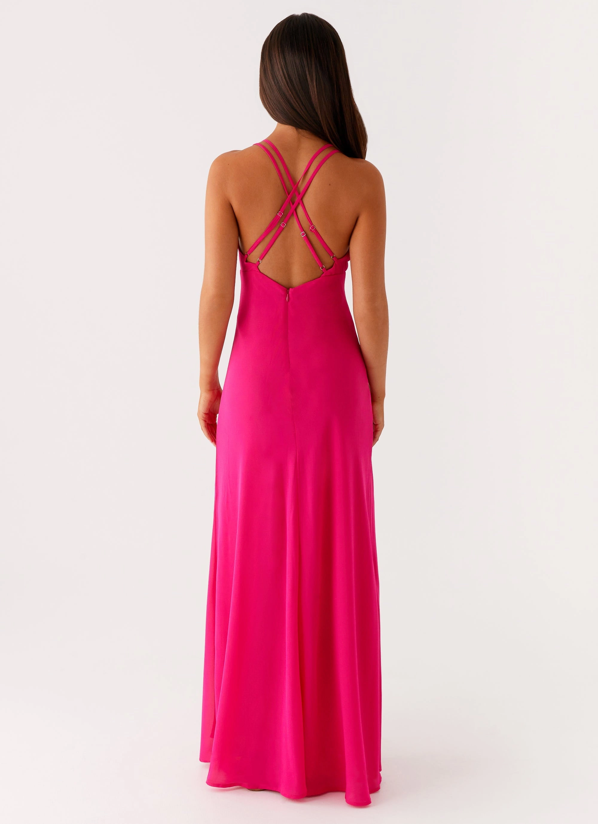 Kacia Maxi Dress - Fuchsia Urban Look
