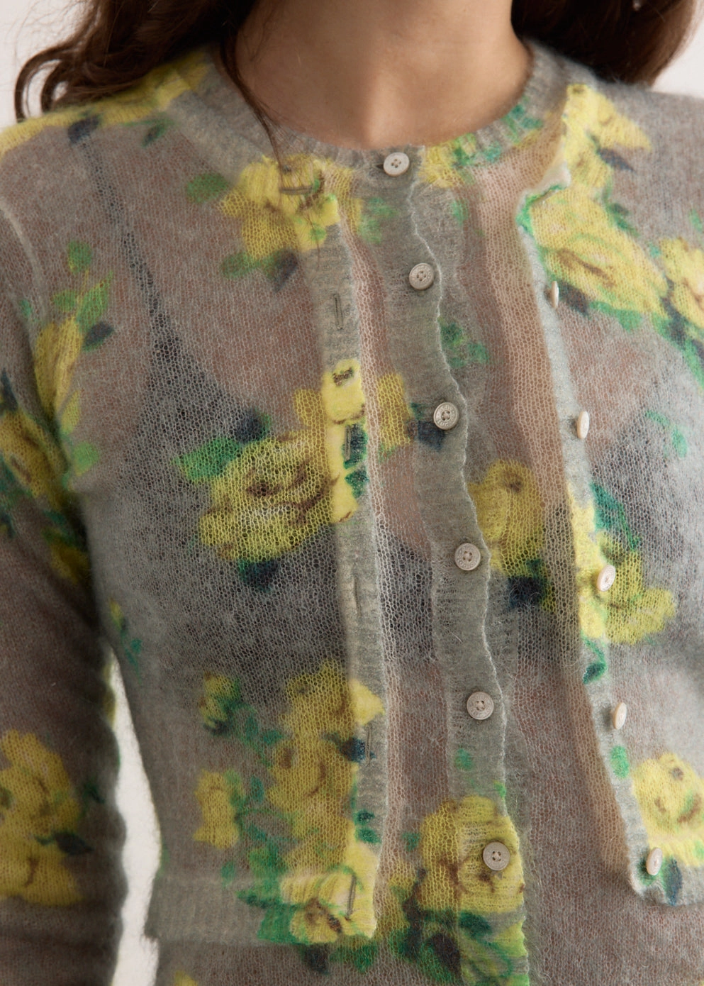 Kahoo Printed Overwashed Cardigan Unisex Appeal