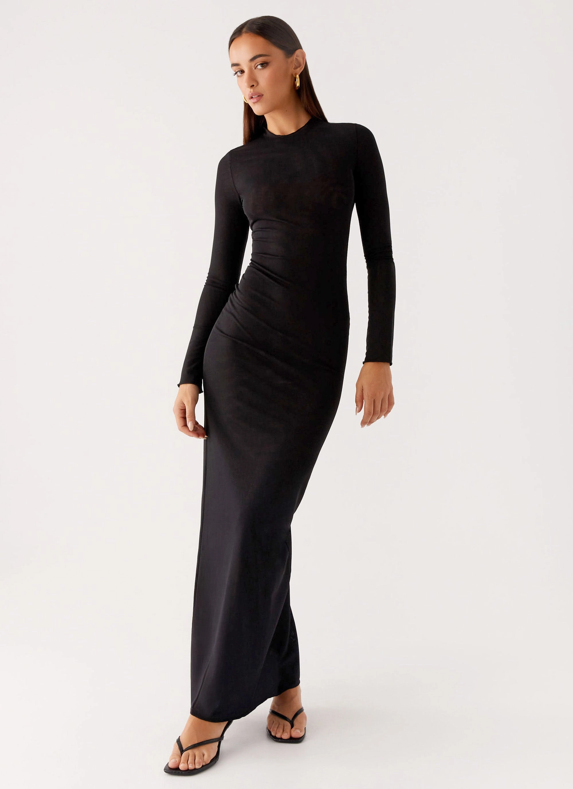 Mid Season Sharp Edge Kamora Maxi Dress - Black