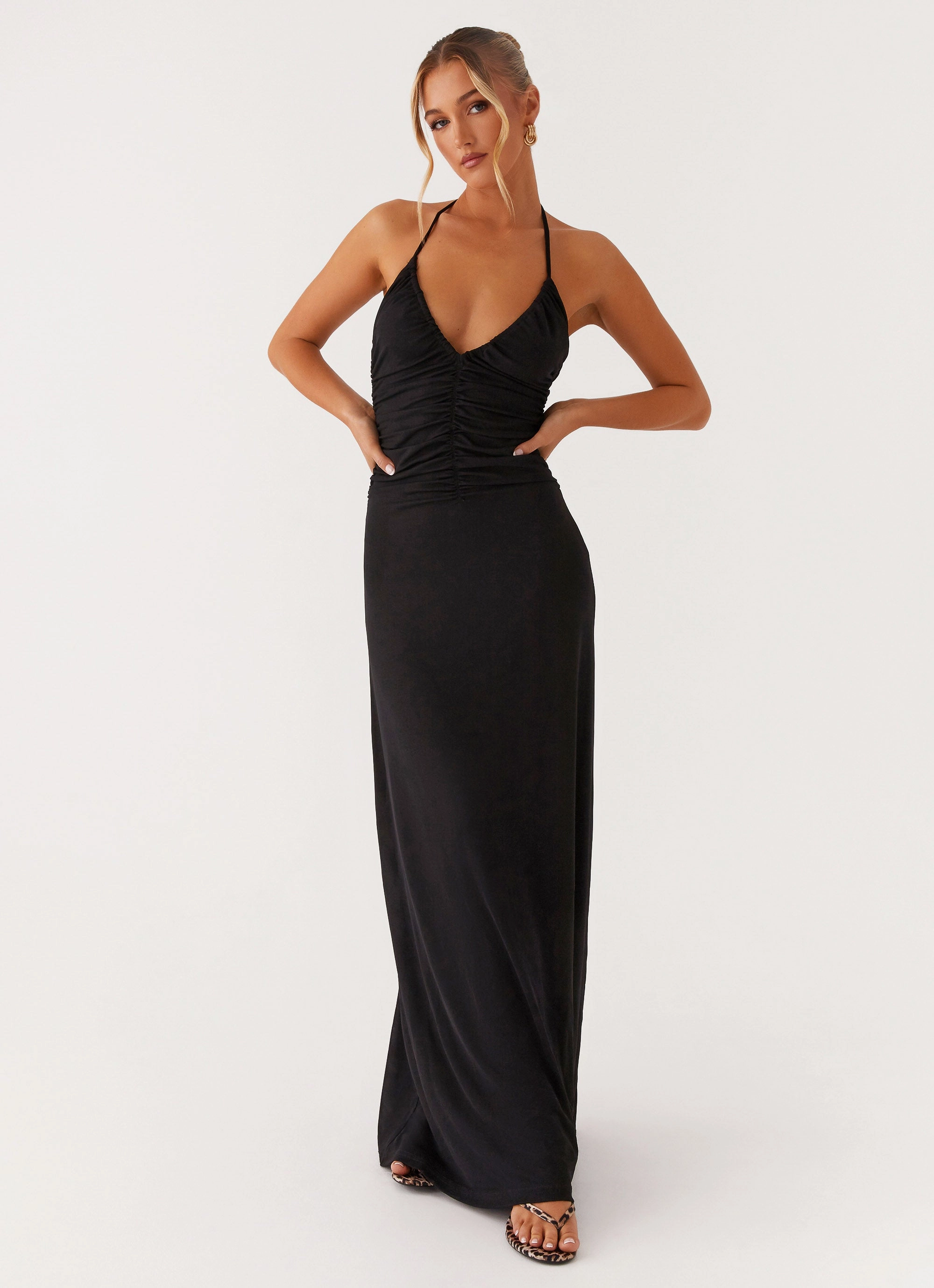 Kansas Maxi Dress - Black Youth Charm