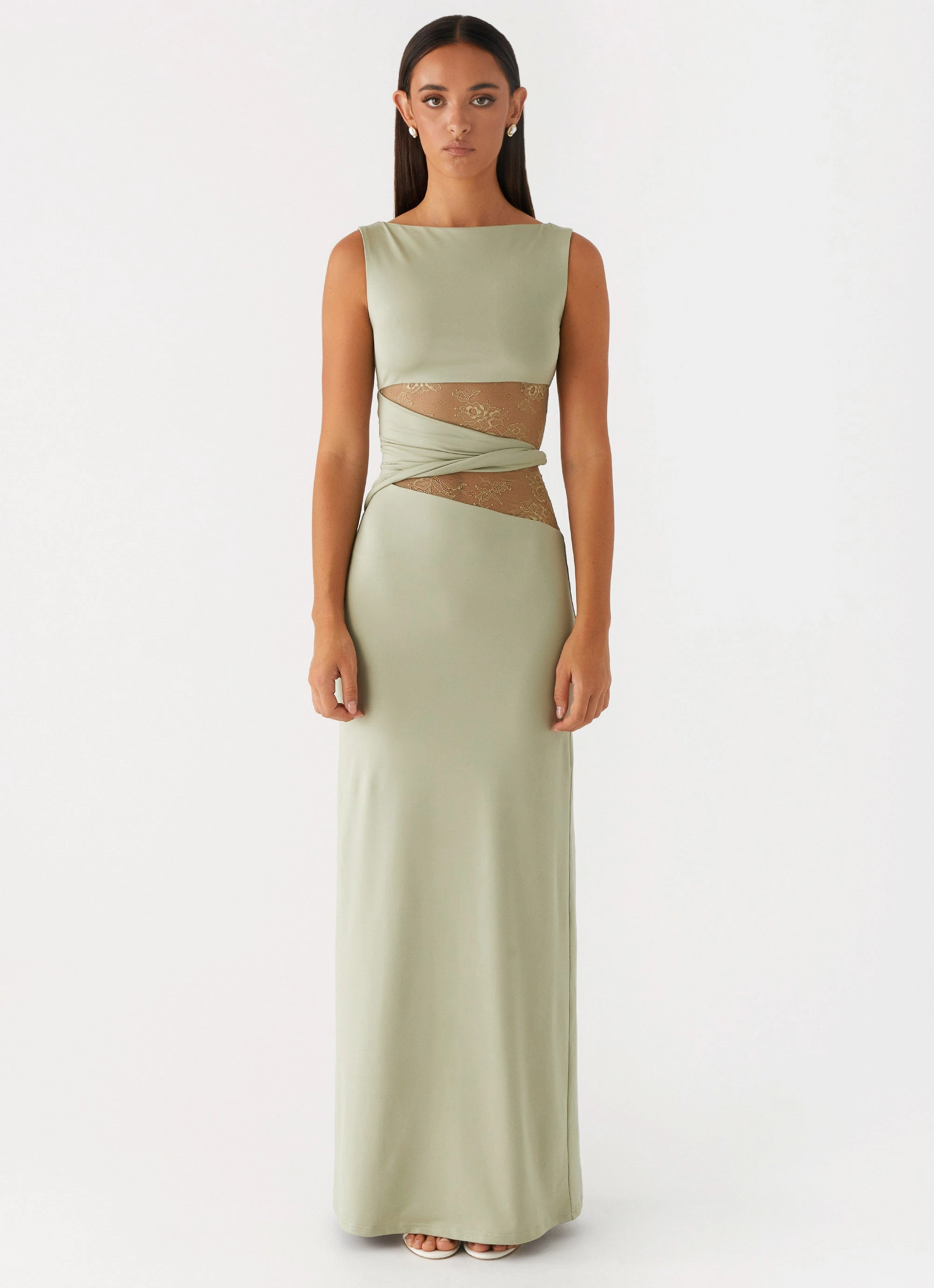 Karma Maxi Dress - Sage Fall Flow