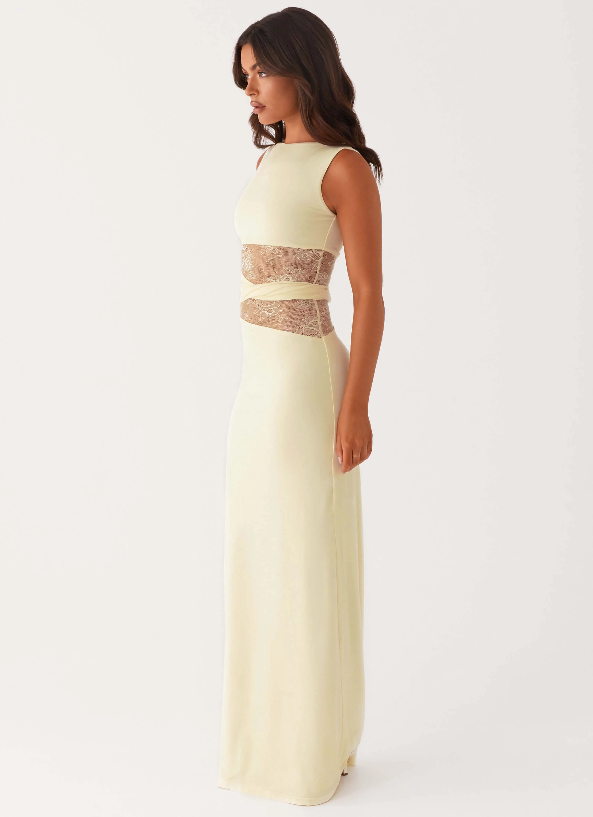 NoiseFreeFabric Karma Maxi Dress - Yellow
