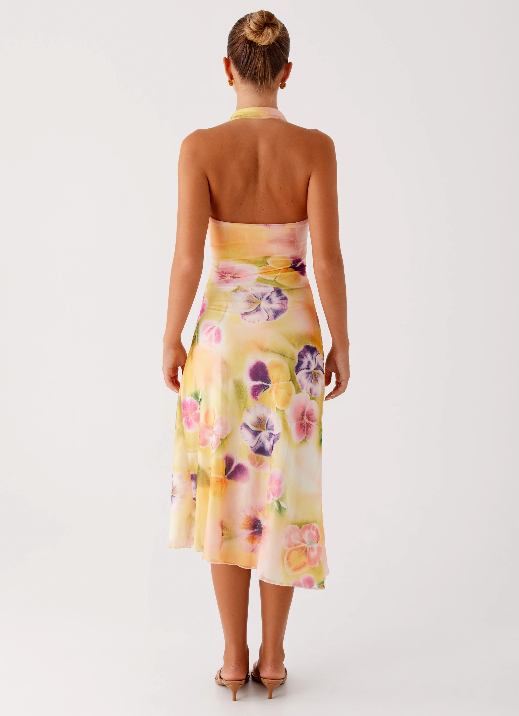 Perfect Layers Style Upgrade Kayce Midi Dress - Sunburst Floral
