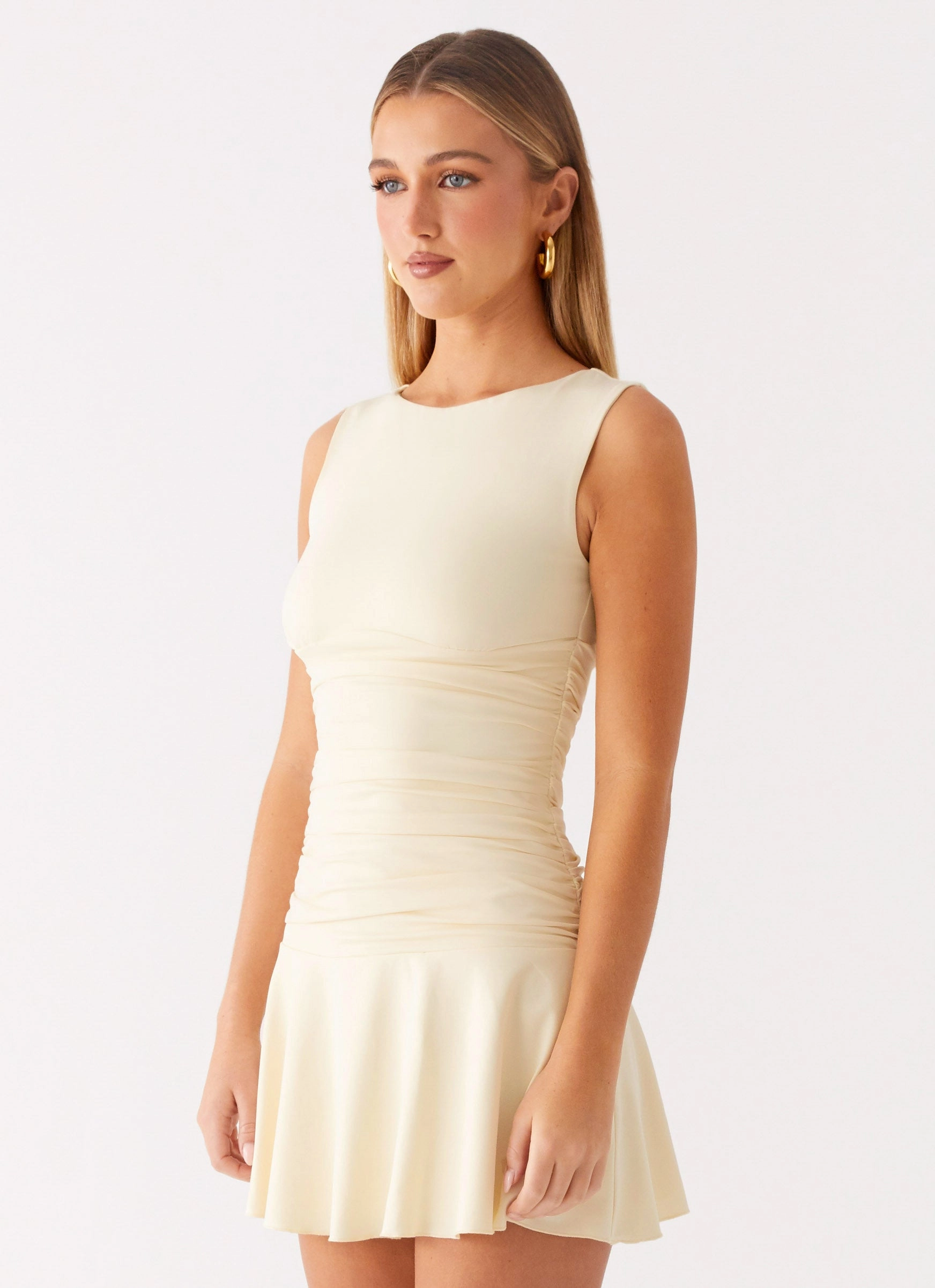 Kind Glow Kelda Mini Dress - Yellow