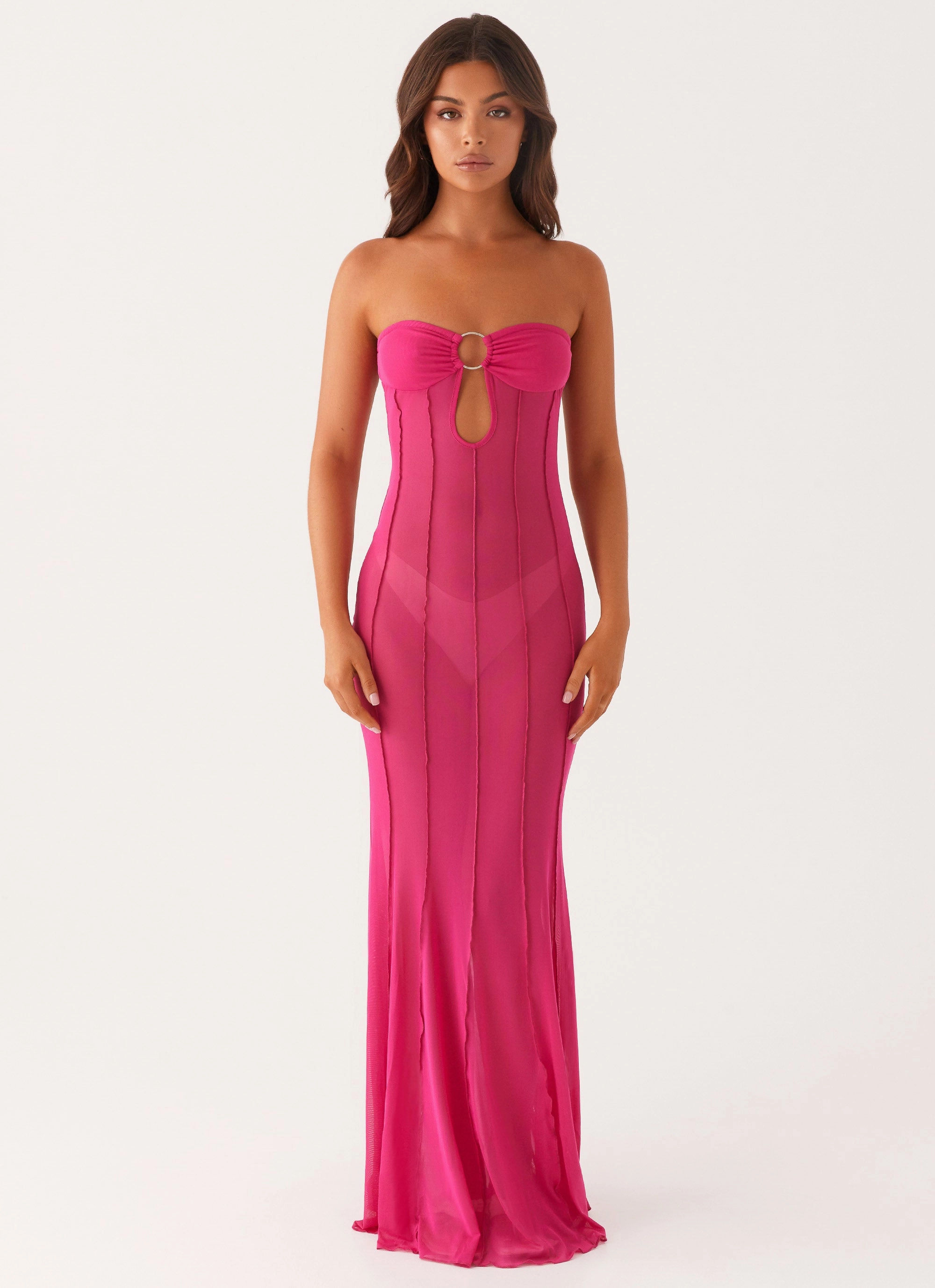 Kennedy Maxi Dress - Fuchsia Seamless Finish