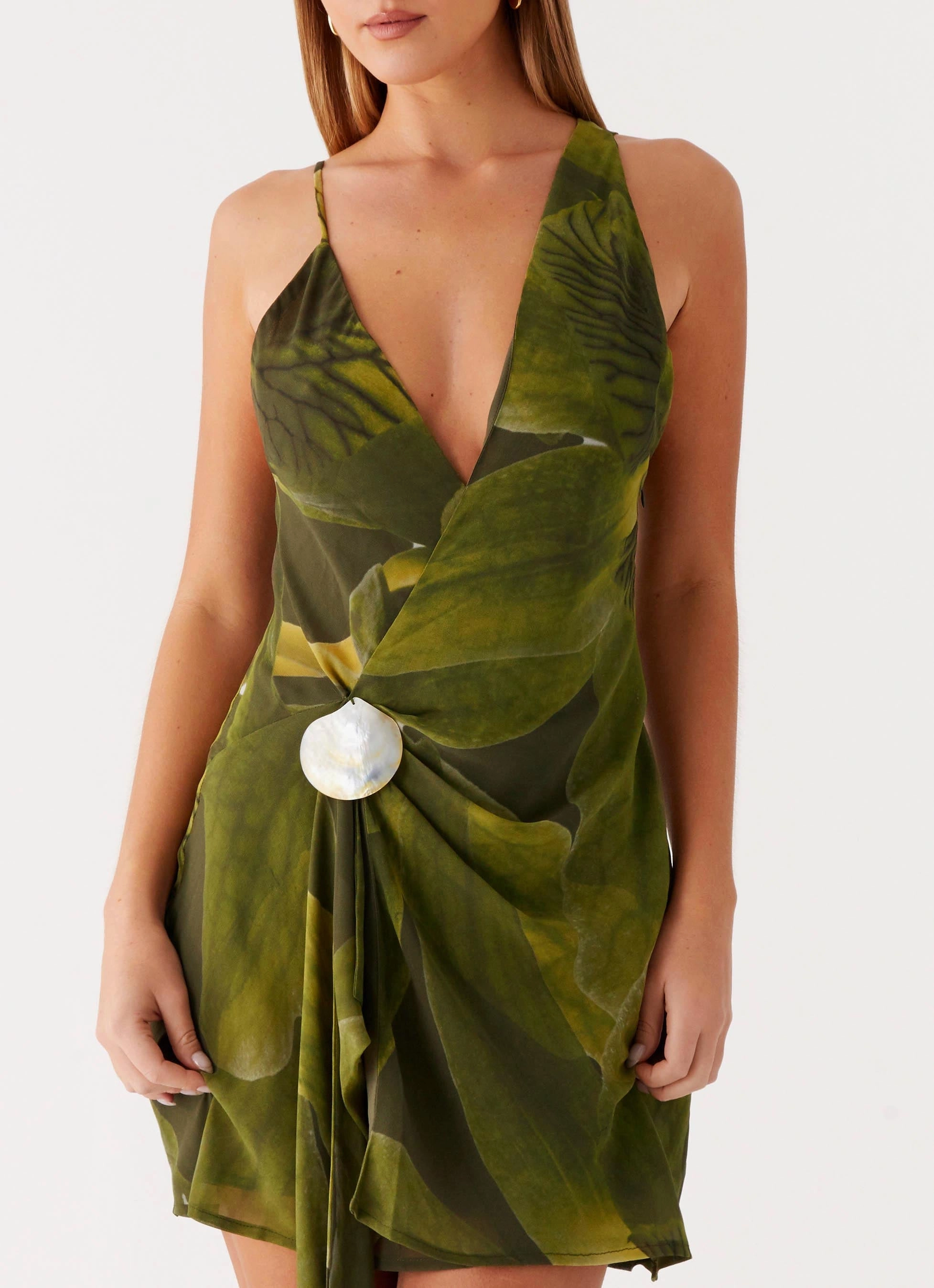 Street Mode Artistic Vibe Kerry Mini Dress - Tropic Floral