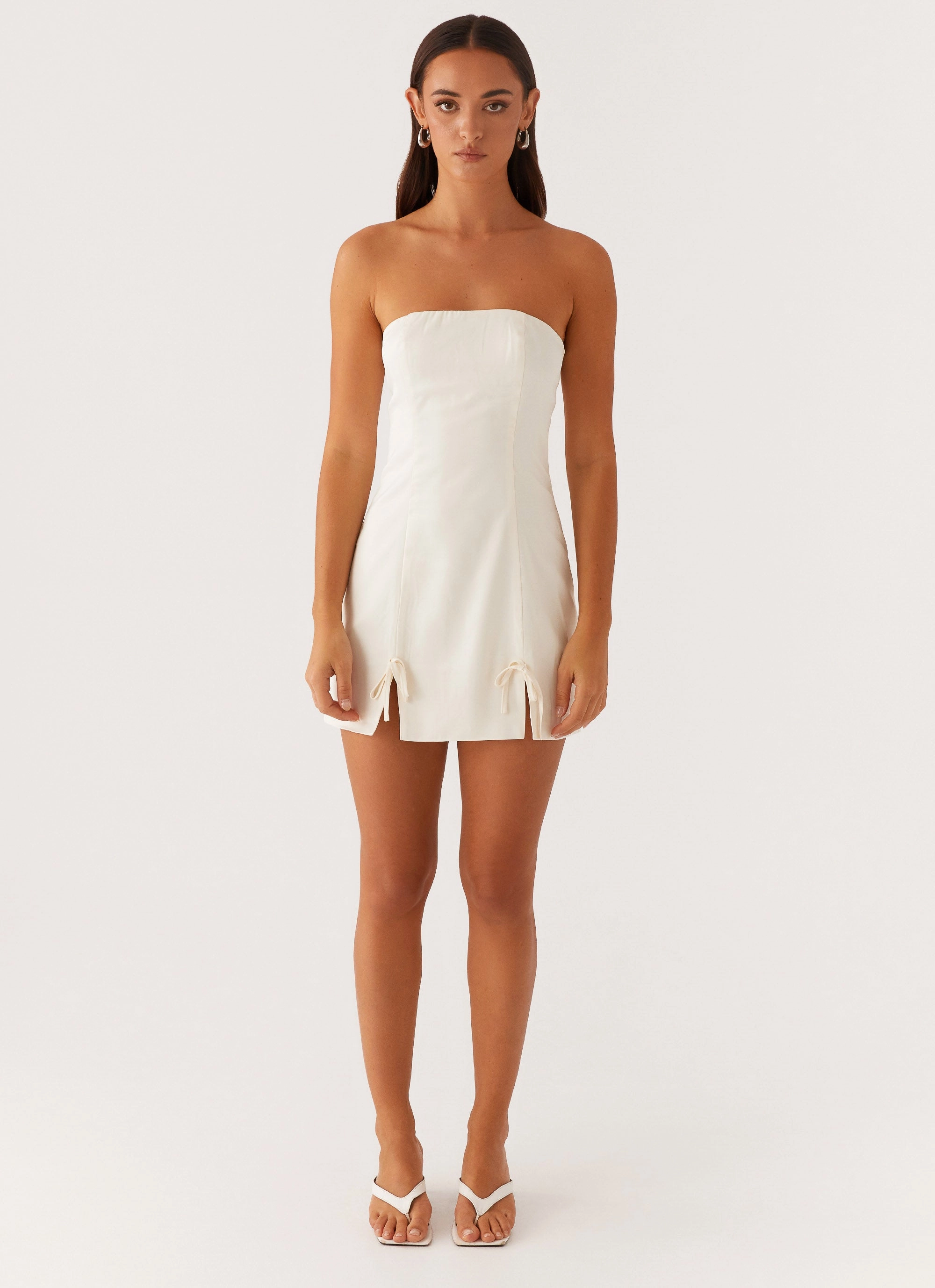 Luxe Touch Kessie Mini Dress - Ivory