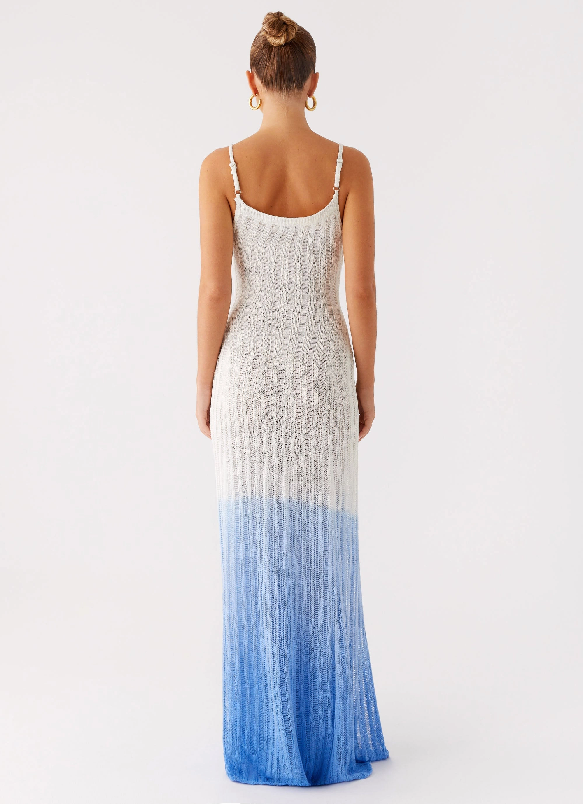 Flattering Lines Kiki Maxi Dress - Ombre Blue