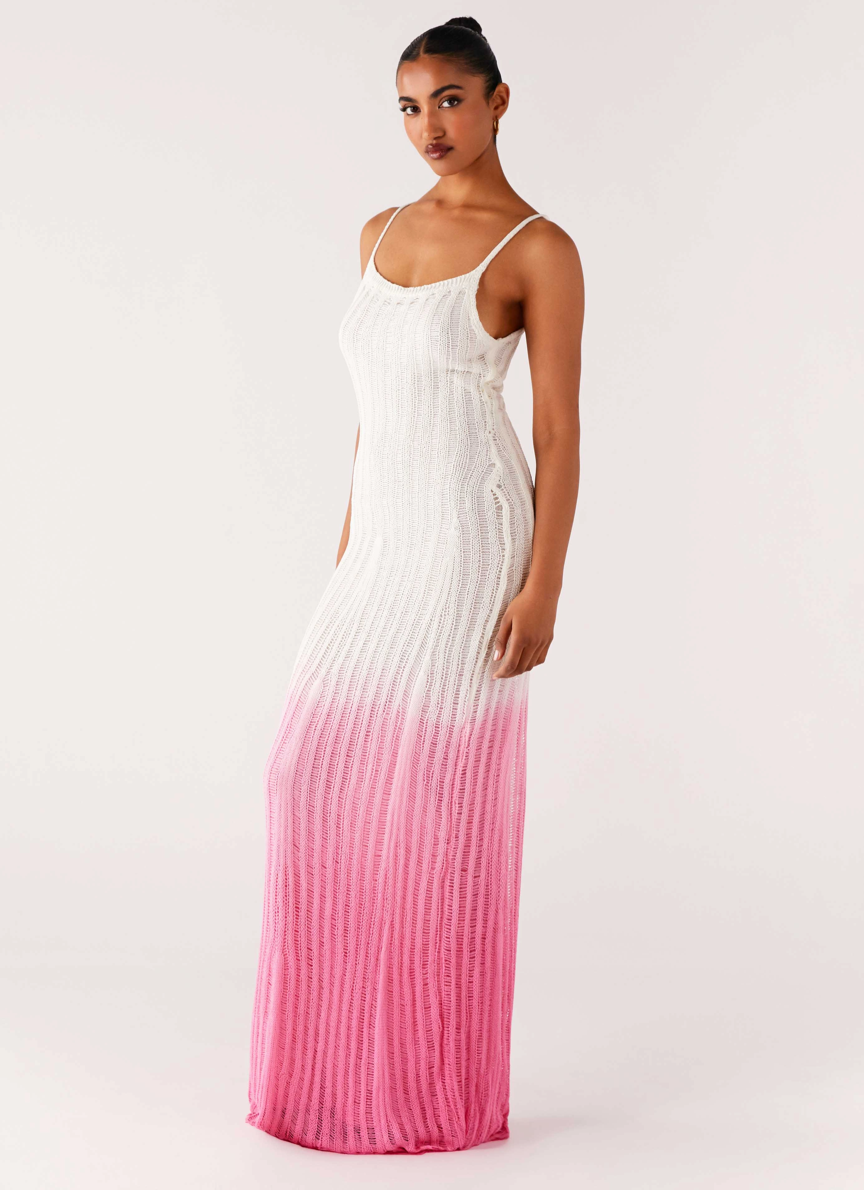 Petite friendly Kiki Maxi Dress - Pink Ombre