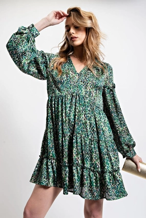 KIM LEOPARD/ANIMAL PRINTED DRESS Trend Focused