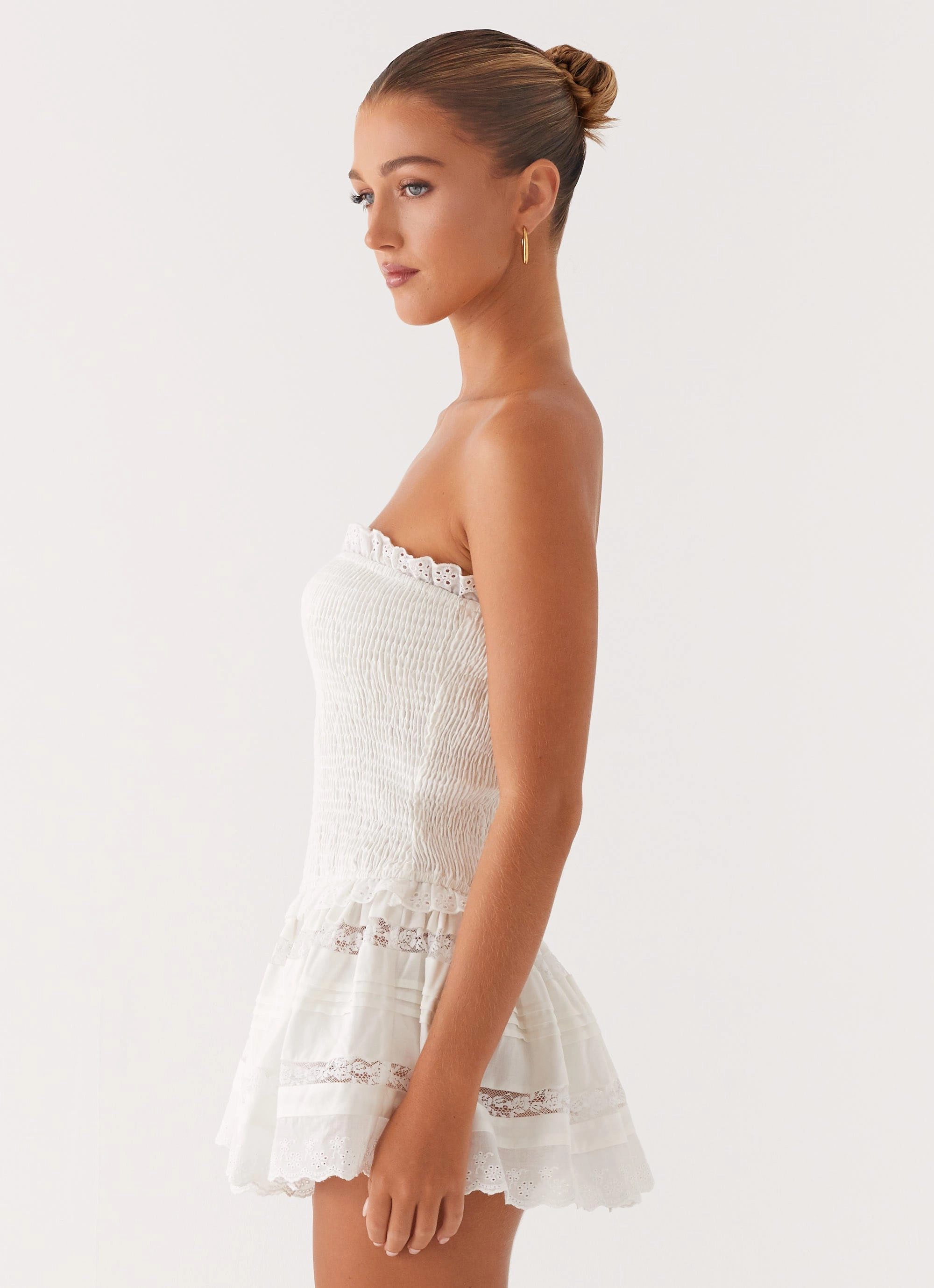 Night Style Kimia Mini Dress - White