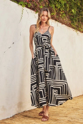 KIRSTEN EXTRA FLARED MAXI DRESS Sister Charm Light Shape