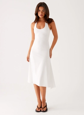 Pure Comfort Flexible Style Klyne Midi Dress - Ivory