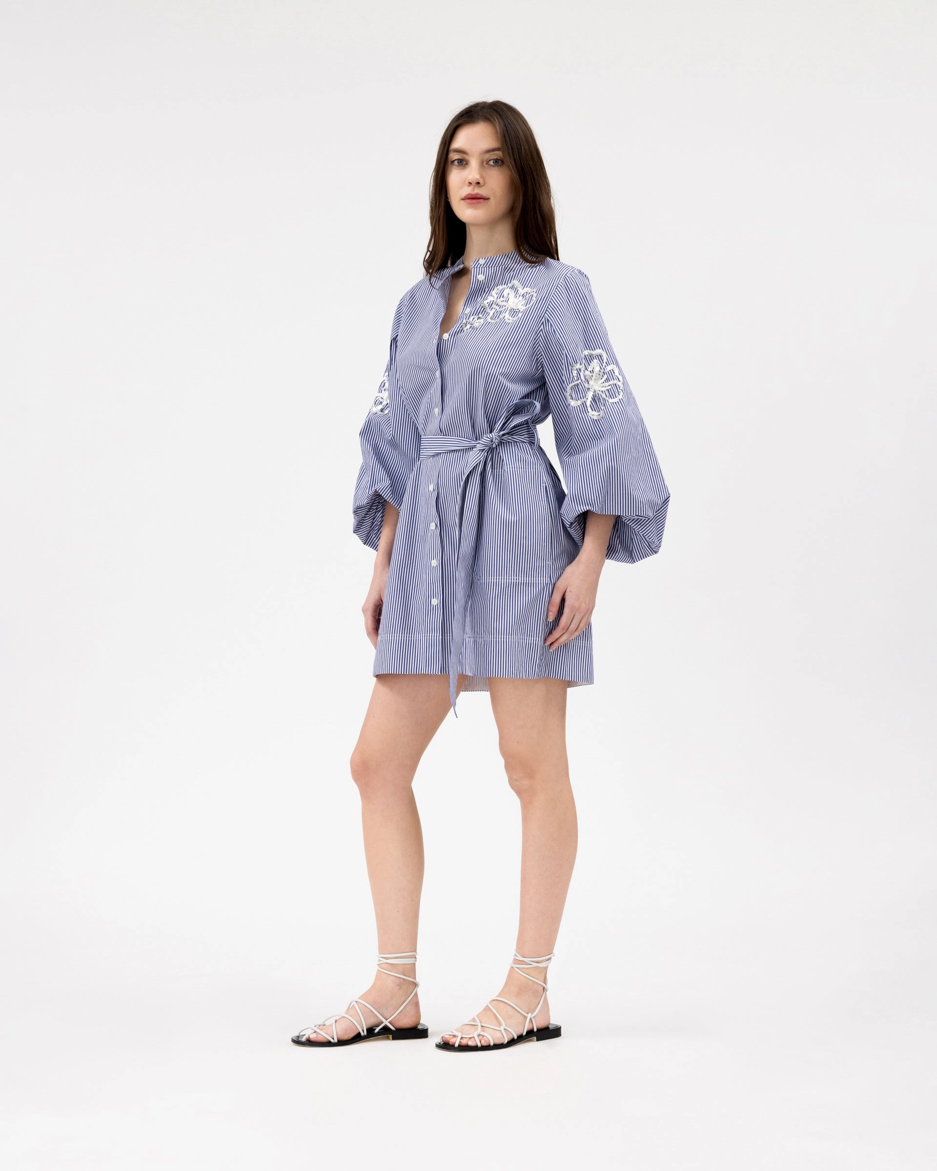 Sunset Glow Madelyn Stripe Dress