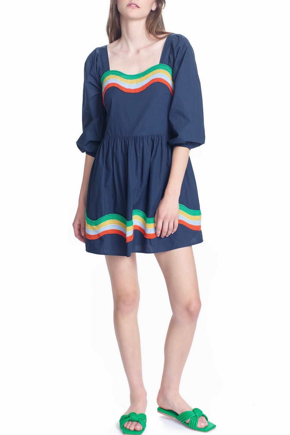 Ophellia Dress in Sea Trend Fit