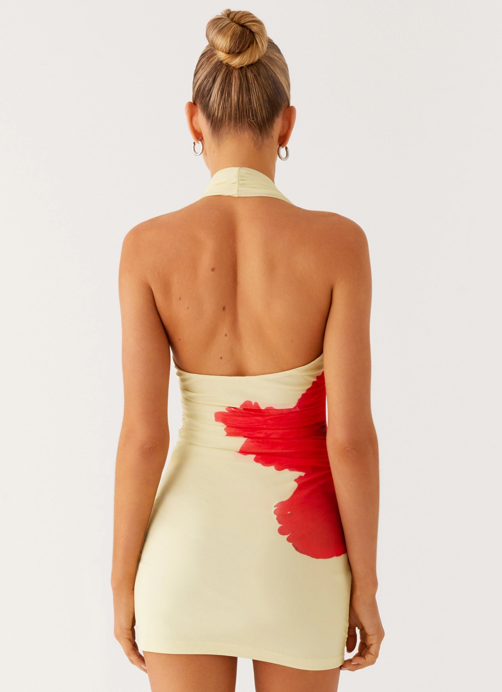 Cozy Energy Free Shape Know You Better Mini Dress - Scarlet Floral