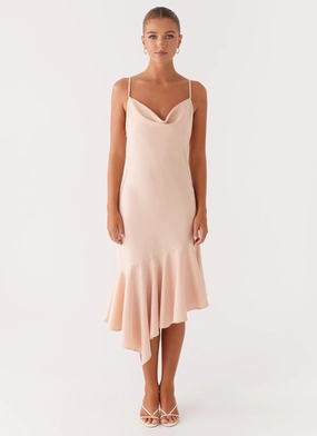 Korby Midi Dress - Pink Easy-Storage Sage Glow
