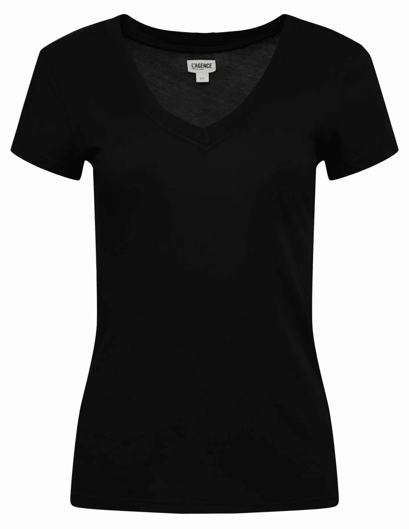L'Agence Becca V-Neck Tee Soft Touch Gym clothing