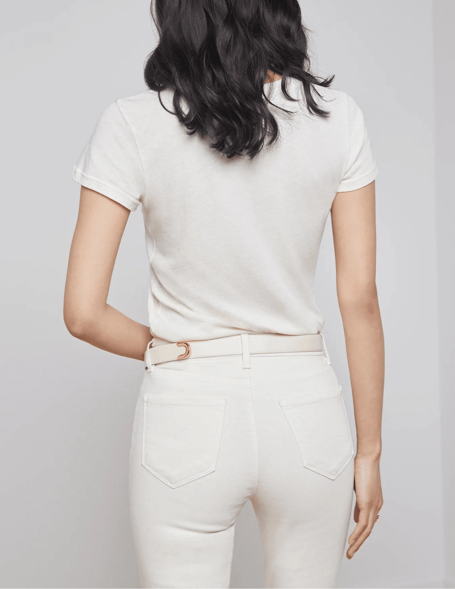 Multi Panel Design L'Agence Becca V-Neck Tee