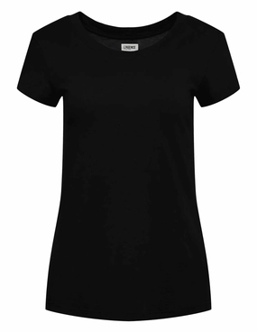 Minimal Style Trend Eco Friendly Fabric L'Agence Cory Short Sleeve Tee