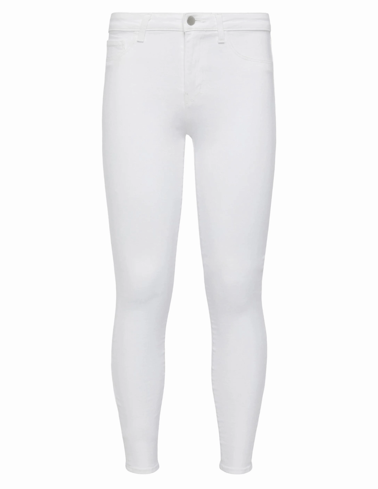 L'AGENCE Margot High Rise Skinny Jean in Blanc Everyday Pick