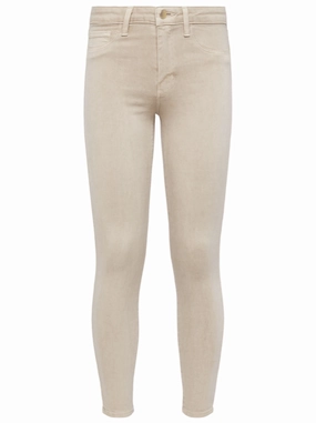 Essential Look L'AGENCE Margot High Rise Skinny Jeans In Biscuit