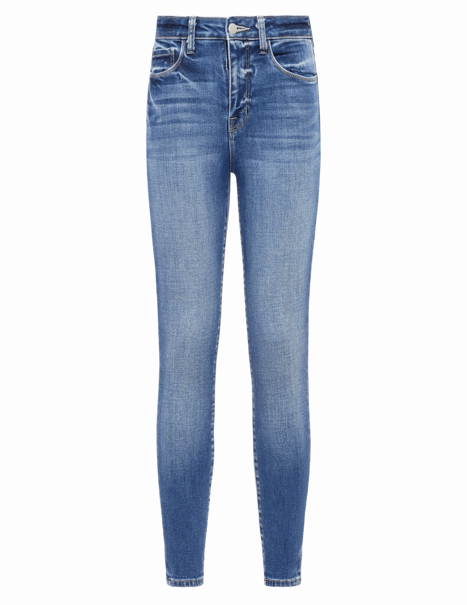 L'AGENCE Margot High Rise Skinny Jeans In Cambridge Style Layer