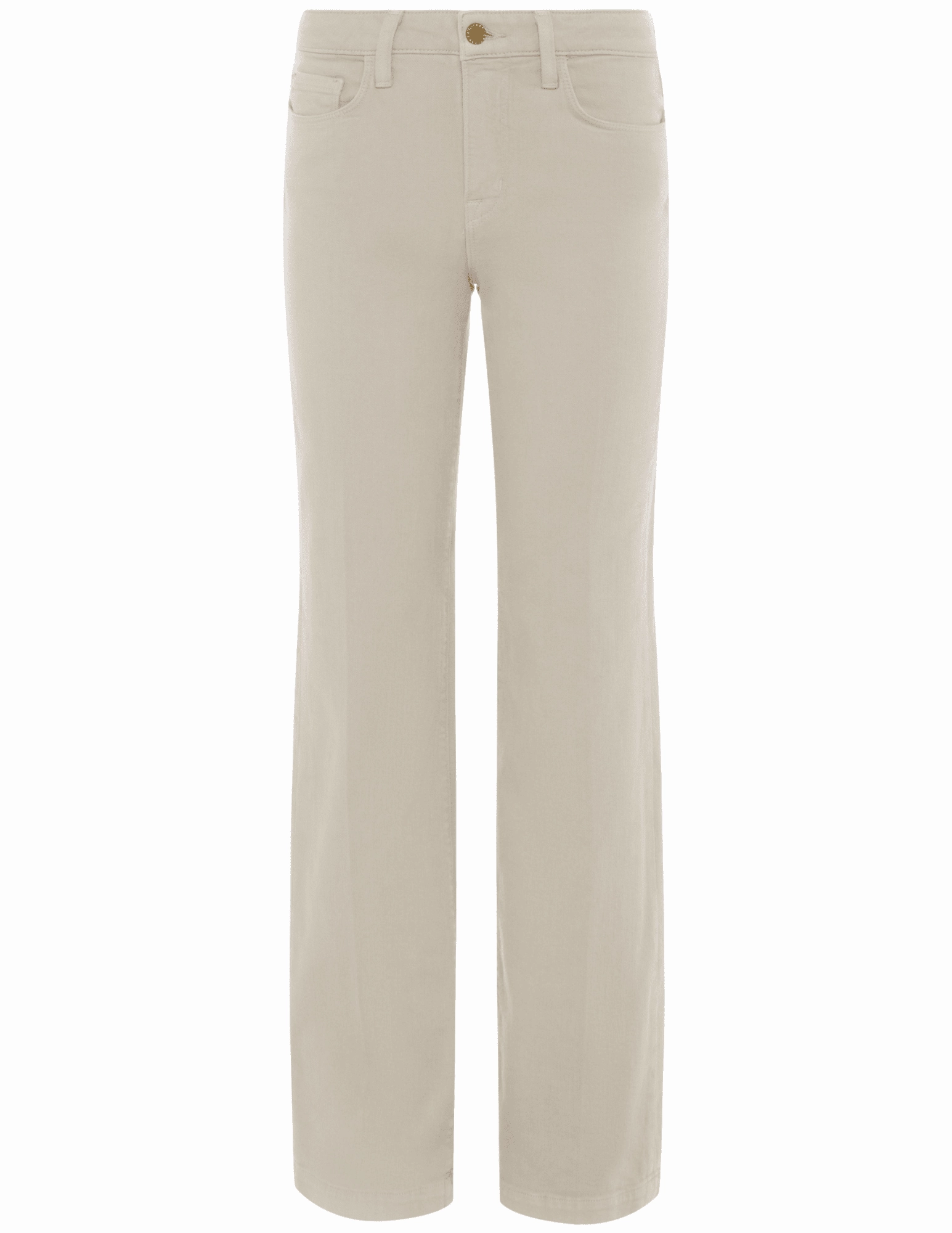 L'AGENCE Scottie High Rise Wide Leg Jeans in Biscuit Spring Mood Slim Seamless Pocket Design