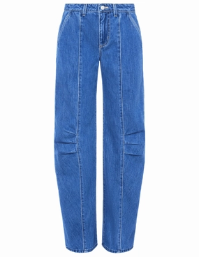 Home Comfort Bold Look Sunny Vibes Abrasion Resistant Fabric L'AGENCE Zara High Rise Rodeo Jeans in Memphis
