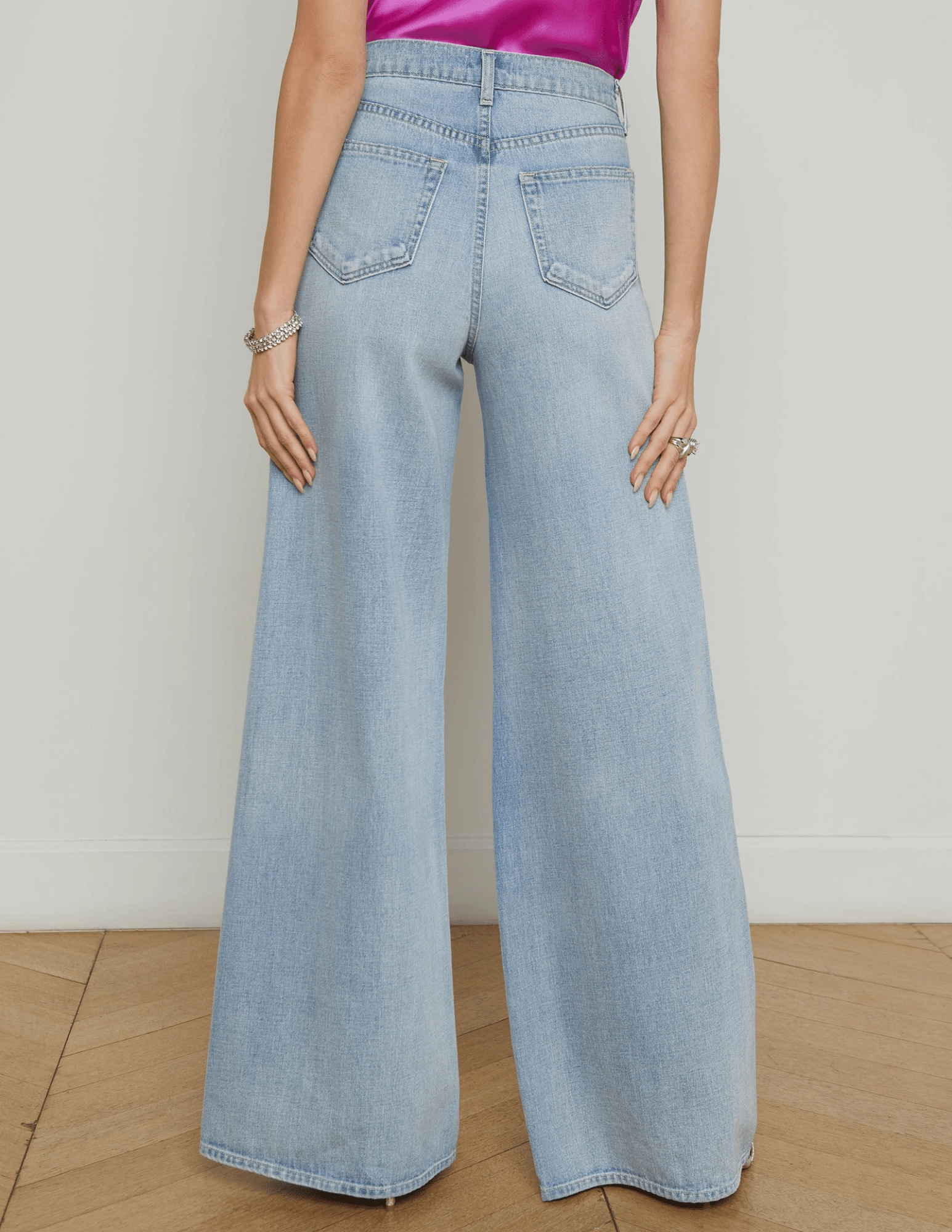 Affordable Outdoor Adventure Artist Vibe LAGENCE Beau T-Seam Wide Leg Jeans in Fontana