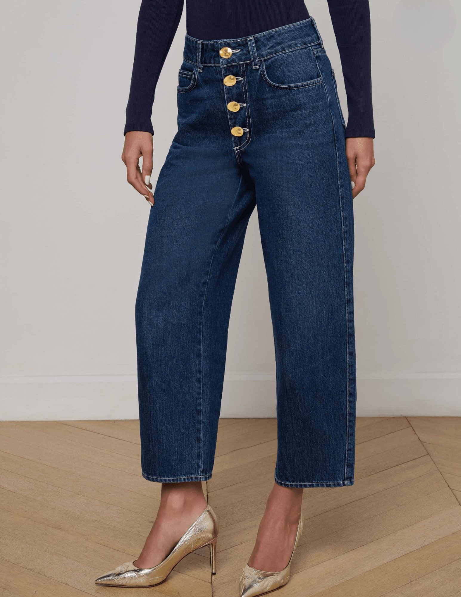 Date Night Sunny Vibes Night Out Traveler Gear Stylish LAGENCE Liora High Rise Cropped Jeans in Rampart