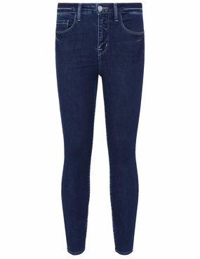 Tapered leg LAGENCE Margot High Rise Skinny Jeans In 4am