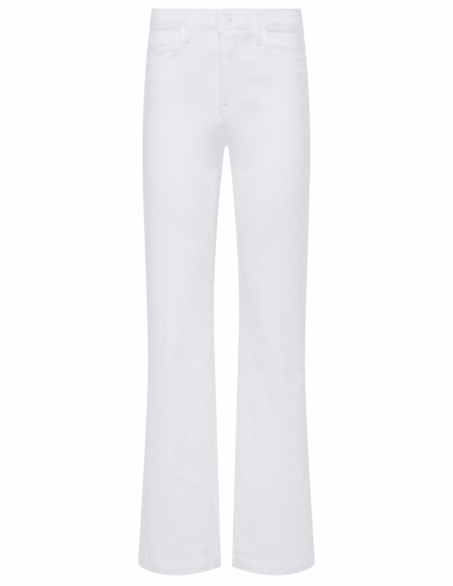 Classic Fit LAGENCE Scottie High Rise Wide Leg Jeans In Blanc
