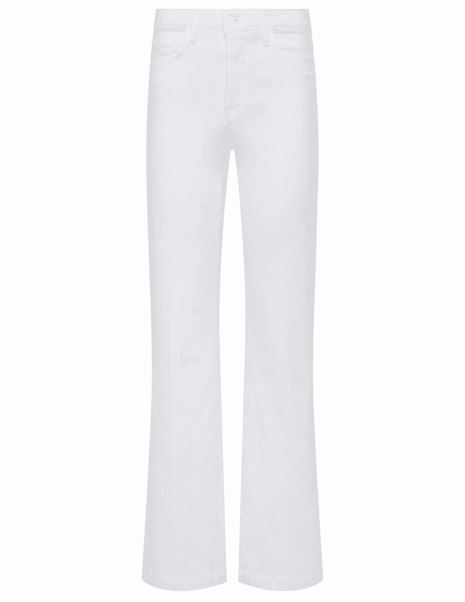 Closet Staple High Quality Holiday Vibes Winter Warmth LAGENCE Scottie High Rise Wide Leg Jeans In Blanc